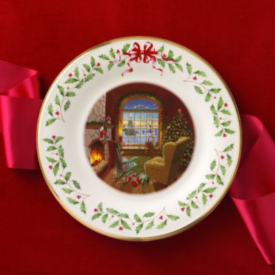 Plate "Cozy Christmas"Lenox 2009 19th Edition Annual Christmas Collection   &mdash; Alt Image 2