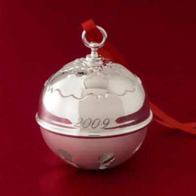 2009 Reed & Barton Annual Holly Bell Ornament &mdash; Alt Image 1