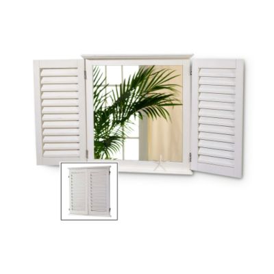 Aqua Shutter Accent Mirror &mdash; Alt Image 2