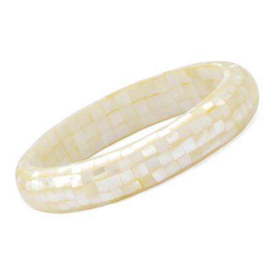Mosaic Bracelet In Mother-Of-Pearl &mdash; Alt Image 1