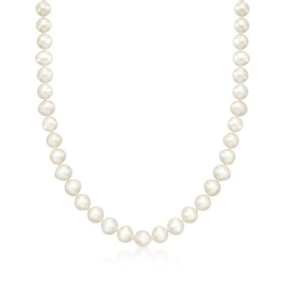 Ross-Simons Signature 6.5-7mm Cultured Pearl Necklace With 14kt Yellow Gold Clasp. 18" &mdash; Alt Image 1