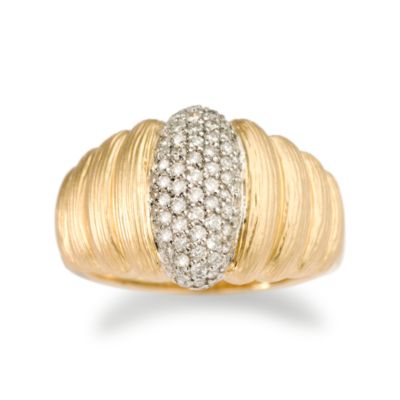 55 ct. t.w. Pave Diamond Ring In 14kt Yellow Gold &mdash; Alt Image 1
