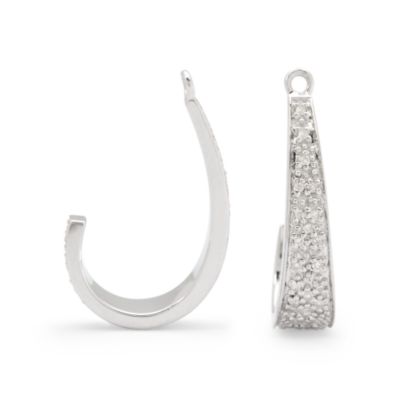 .20 ct. t.w. Diamond Earring Jackets In Sterling Silver  &mdash; Alt Image 1