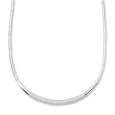 1.00 ct. t.w. Pave Diamond Collar Necklace In Sterling Silver &mdash; Alt Image 1