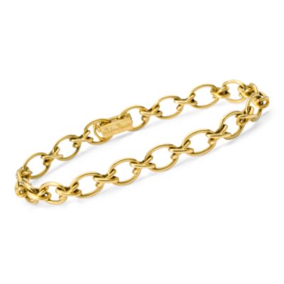 C. 1990 Vintage Tiffany & Co. Paloma Picasso Link Bracelet In 18kt Yellow Gold. 7.5" &mdash; Alt Image 1