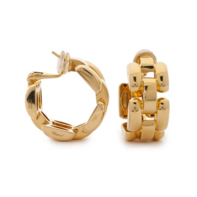C. 2000 Vintage Chopard Hoop Earrings In 18kt Yellow Gold &mdash; Alt Image 1