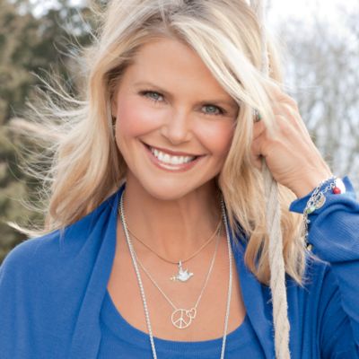 Christie Brinkley Sterling Dove of Peace Diamond Necklace &mdash; Alt Image 3
