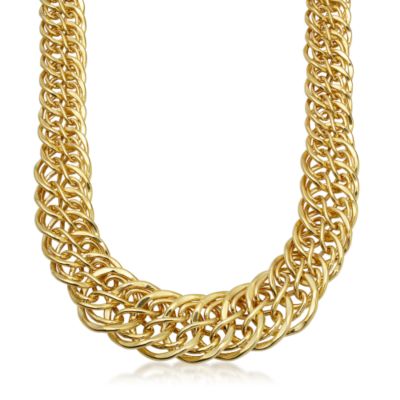 Graduated Persian-Link Necklace In Vermeil &mdash; Alt Image 1