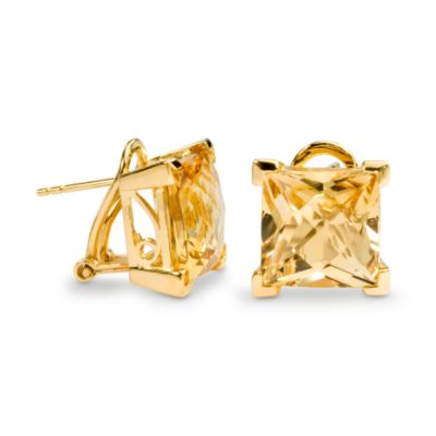12.40 ct. t.w. Citrine Earrings In Vermeil &mdash; Alt Image 1