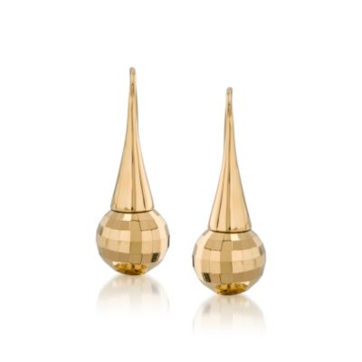 Disco Ball Earrings In Vermeil &mdash; Alt Image 1