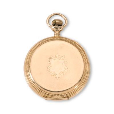 C. 1900 Vintage Waltham Pocket Watch In 14kt Yellow Gold &mdash; Alt Image 2
