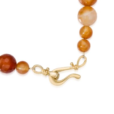 Multi-Gem Endless Knot Necklace In Vermeil &mdash; Alt Image 2