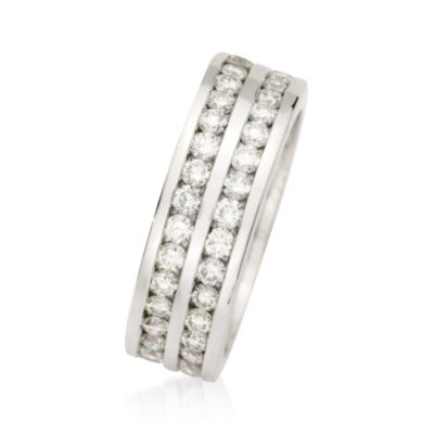 2.00 ct. t.w. Diamond Eternity Band Ring In 14kt White Gold &mdash; Alt Image 2