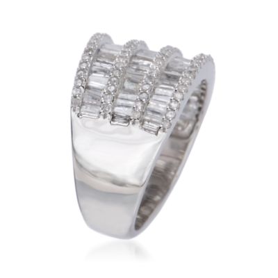 1.95 ct. t.w. Baguette and Round Diamond Ring In 14kt White Gold &mdash; Alt Image 2