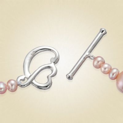 Christie Brinkley 8.5-9.5mm Pink Cultured Pearl and Sterling Signature Bead Necklace &mdash; Alt Image 3