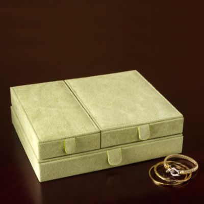 Reed & Barton Set of Three Stacking Jewelry Cases &mdash; Alt Image 2