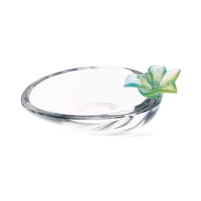 Amethyst Mini Daum Crystal Amaryllis Bowl &mdash; Alt Image 3
