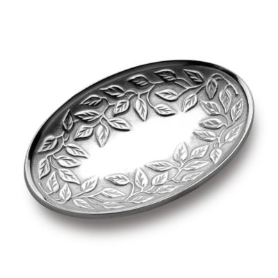 Vines Small Oval Tray By Wilton Armetale &mdash; Alt Image 1