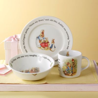 Wedgwood Original "Peter Rabbit" Child's Dining Set &mdash; Alt Image 2