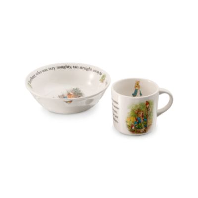 Wedgwood Original "Peter Rabbit" Child's Dining Set &mdash; Alt Image 1