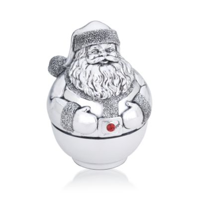 Musical Revolving Silver Plate Figurine &mdash; Alt Image 1