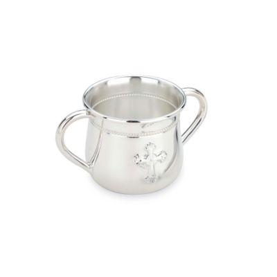 Reed & Barton Abbey Cross Two-Handled Baby Cup In Silverplate       &mdash; Alt Image 1