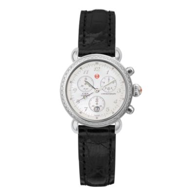 Michele Women's Csx36 Diamond Watch With Black Strap &mdash; Alt Image 1