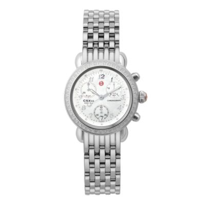 Michele Ladies' Csx33 Stainless Steel Watch &mdash; Alt Image 1