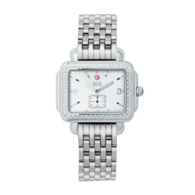 Michele Ladies' Deco Cadet Stainless Steel Watch &mdash; Alt Image 1