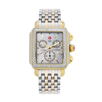 Michele Women's Deco Two-Tone Diamond Watch &mdash; Alt Image 1