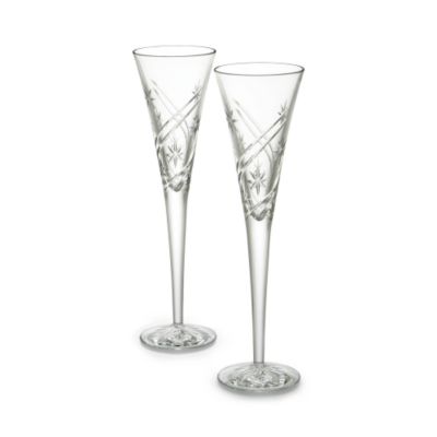 Waterford Crystal "Wishes Collection" Champagne Flutes &mdash; Alt Image 1
