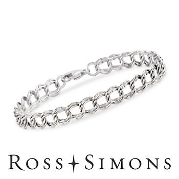 Sterling Silver Charm Bracelet. 7"