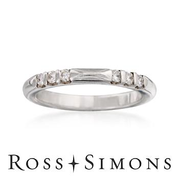 .20 ct. t.w. Diamond Wedding Ring In Platinum. Size 7