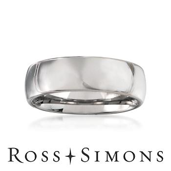 ""Men's Tungsten Carbide Wedding Ring. Size 10""