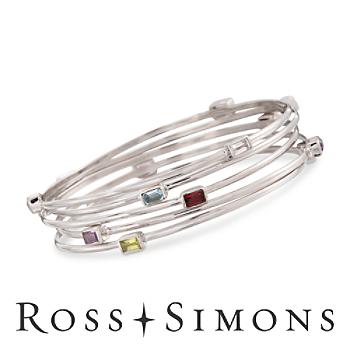 17 30 Carat Genuine Amethyst Silver Bracelet