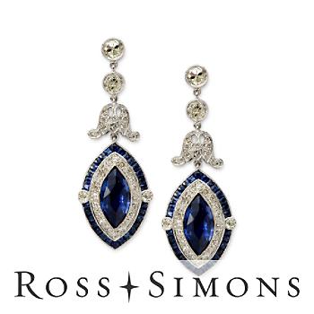 C  1970 Vintage 8 30ct t w  Sapphire  2 86ct t w