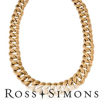 14kt Yellow Gold Link Necklace. 16