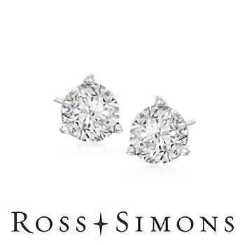 2.00 ct. t.w. Diamond Martini Stud Earrings in Platinum