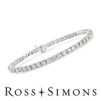 5.00 ct. t.w. Diamond Tennis Bracelet in 14kt White Gold