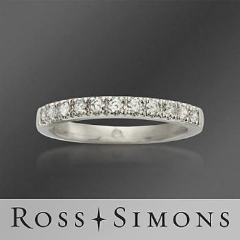 Gabriel Designs .33 ct. t.w. Diamond Wedding Ring In Platinum