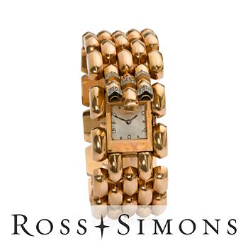 C. 1965 Vintage Women's .15ct t.w. Diamond Covered Watch. 7.25