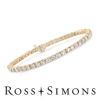 5.00 ct. t.w. Diamond Tennis Bracelet in 14kt Yellow Gold