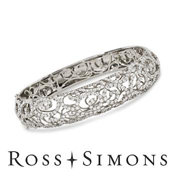 6.50 ct. t.w. Diamond Bracelet In 18kt White Gold. 7