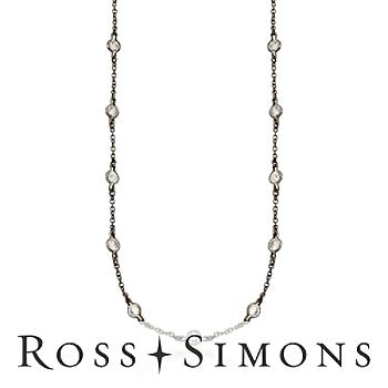 5.75 ct. t.w. CZ Necklace In  Sterling Silver