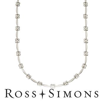 14KT WHITE Gold Necklace. 17"