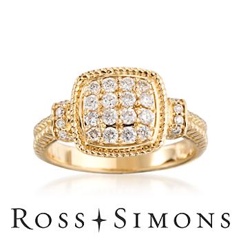 .45 ct. t.w. Diamond Ring In 14kt Yellow Gold. Size 9