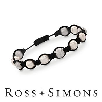 Macrame Faux Pearl Bracelet