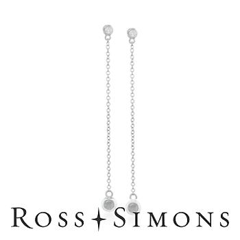 .60 ct. t.w. Black and White Diamond Earrings In Sterling Silver black and white diamond earrings