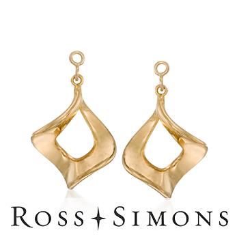 14kt Yellow Gold Earring Jackets