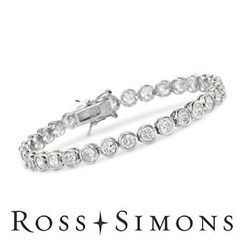 8.00 ct. t.w. CZ Tennis Bracelet In Sterling Silver